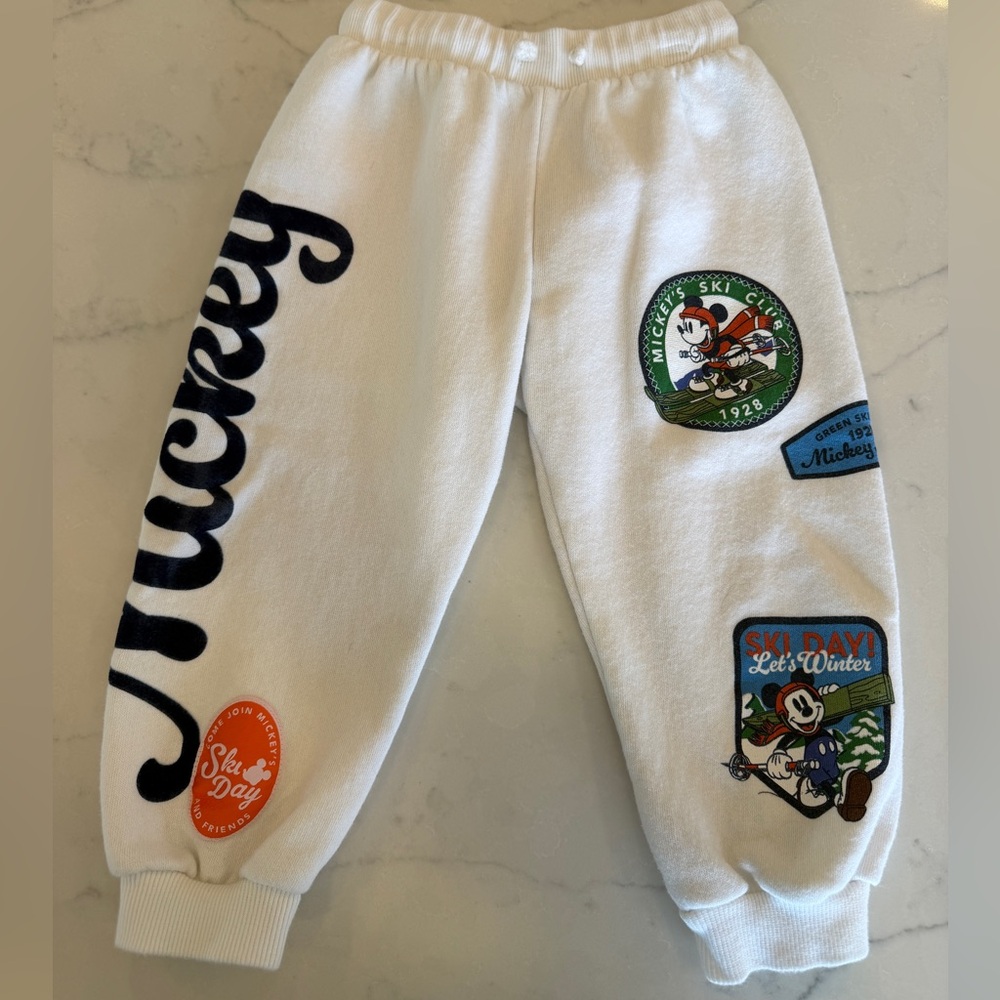 Zara Kids Mickey Ski Team Sweatpants 18-24